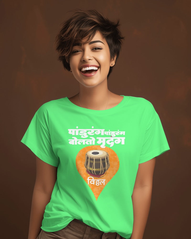 Pandurang Pandurang Bolato Mrudung-Vitthal Tshirts for Unisex