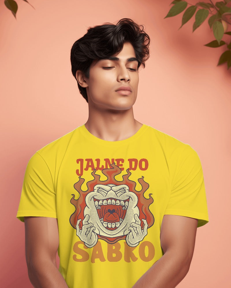 New Jalne Do Sabko Printed Unisex T-shirt