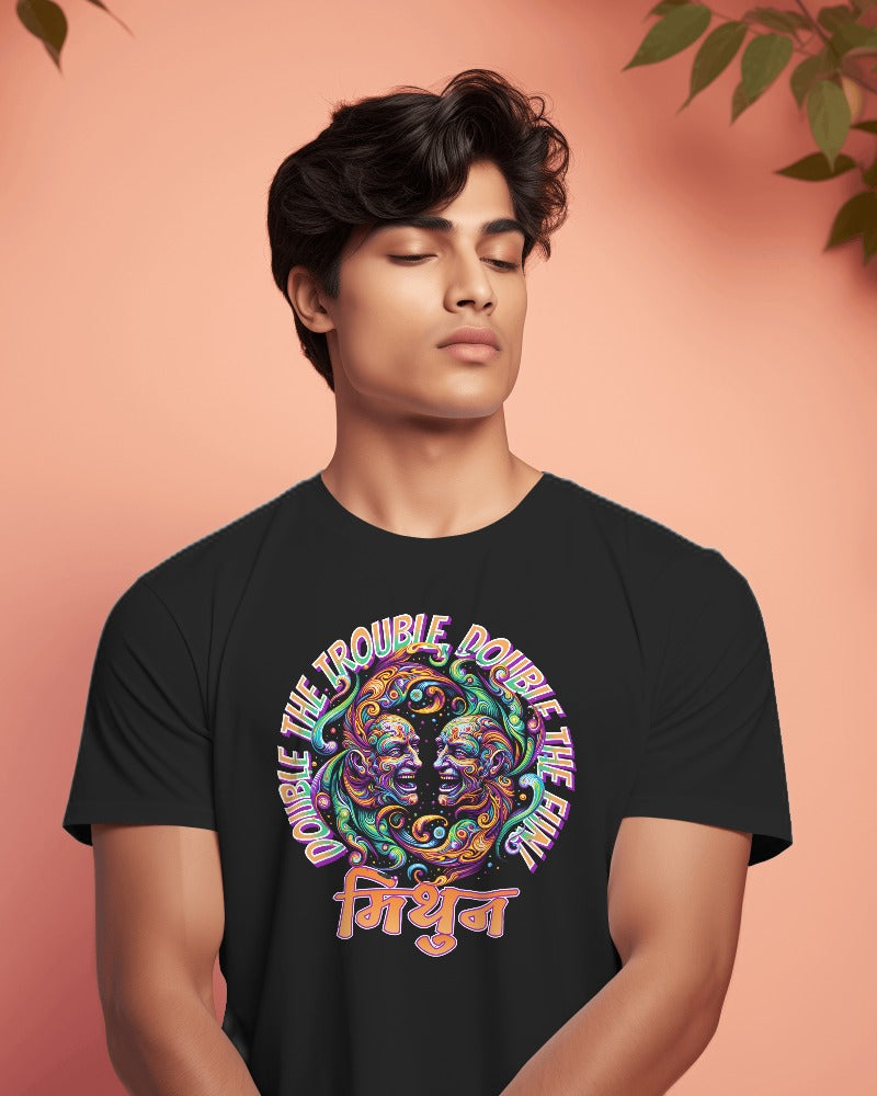 Rashi Bhavishya Mithun ( Gemini ) Tshirt printed